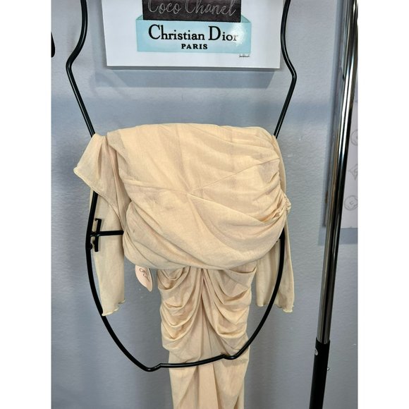 CAMILA COELHO Women's Lillian Midi Dress in Pastel Peach, Size S, Retail… - Picture 5 of 5